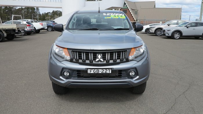 2018 Mitsubishi Triton GLX MQ MY18 4X4 Dual Range Sterling Silver