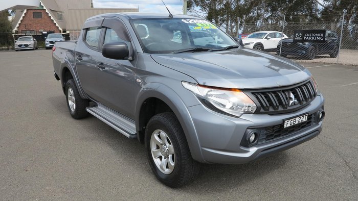 2018 Mitsubishi Triton GLX MQ MY18 4X4 Dual Range Sterling Silver