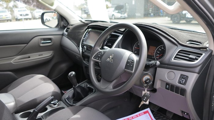 2018 Mitsubishi Triton GLX MQ MY18 4X4 Dual Range Sterling Silver