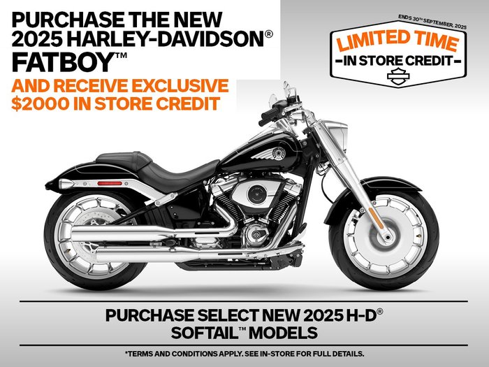 2025 Harley-davidson FLFB FAT BOY (117) VIVID BLACK