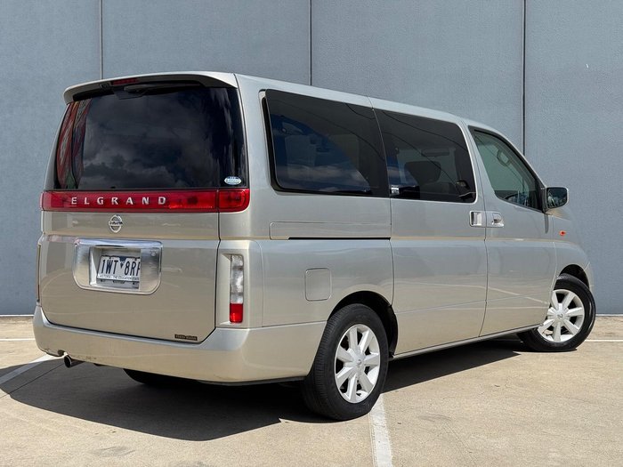 2002 Nissan Elgrand Rider S E51 Gold
