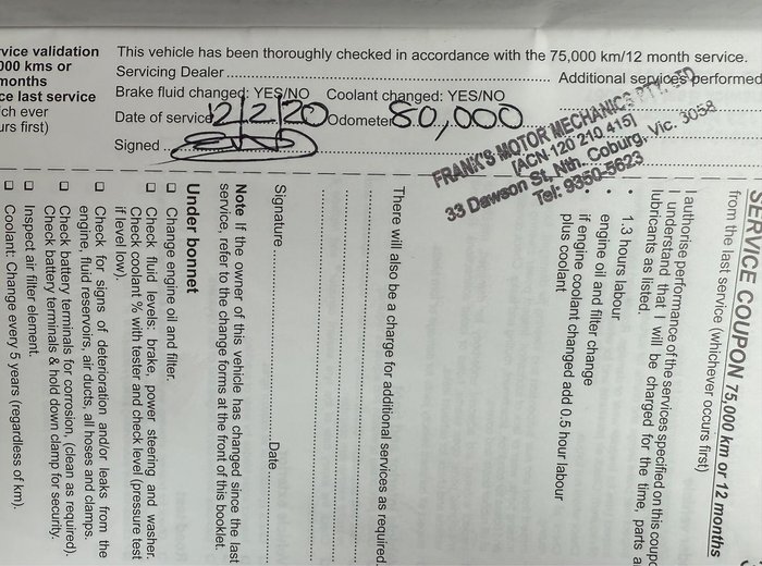 2011 Holden Barina TM Carbon Flash