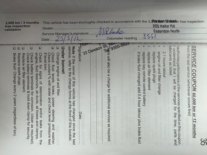 2011 Holden Barina TM Carbon Flash