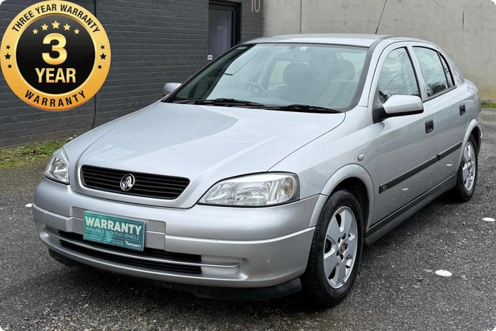 2002 Holden Astra CD TS Silver
