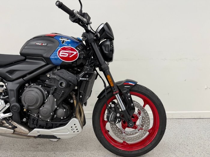 2026 Triumph 2026 Triumph 660CC Trident Triple Tribute FP BLUE/BLACK