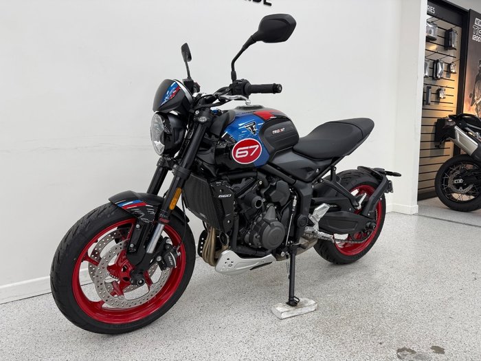 2026 Triumph 2026 Triumph 660CC Trident Triple Tribute FP BLUE/BLACK