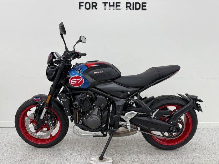2026 Triumph 2026 Triumph 660CC Trident Triple Tribute FP BLUE/BLACK
