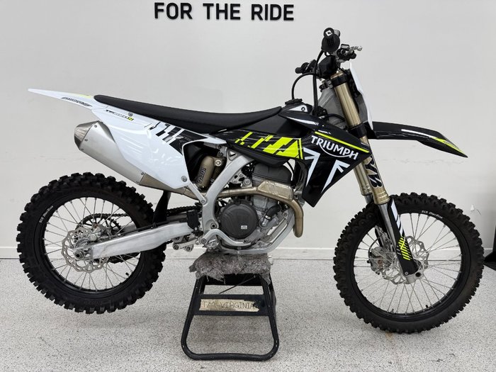 2024 Triumph TF 250-X BLACK/WHIT
