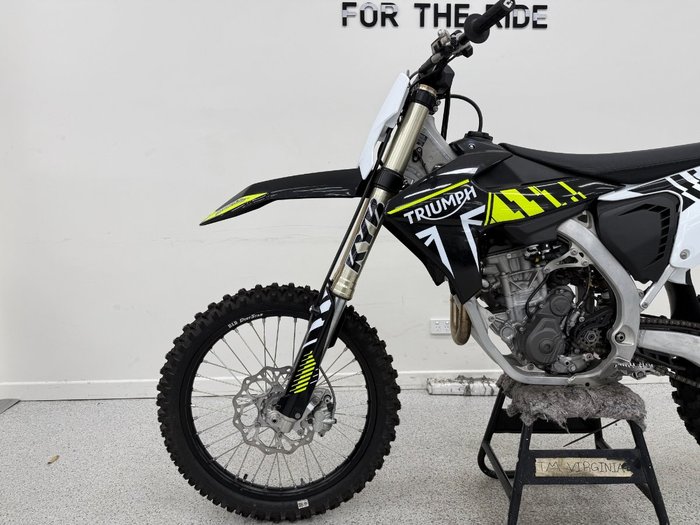 2024 Triumph TF 250-X BLACK/WHIT