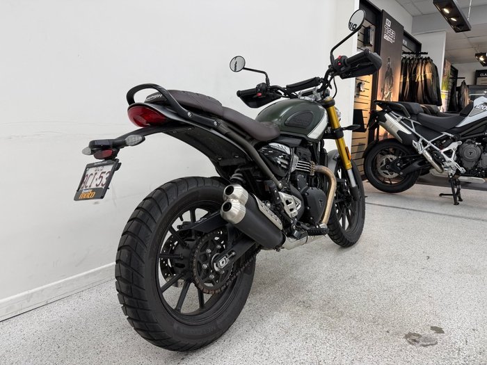 2025 Triumph 2025 Triumph 400CC SCRAMBLER 400 WHITE/GREEN