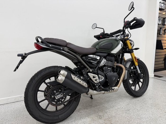2025 Triumph 2025 Triumph 400CC SCRAMBLER 400 WHITE/GREEN