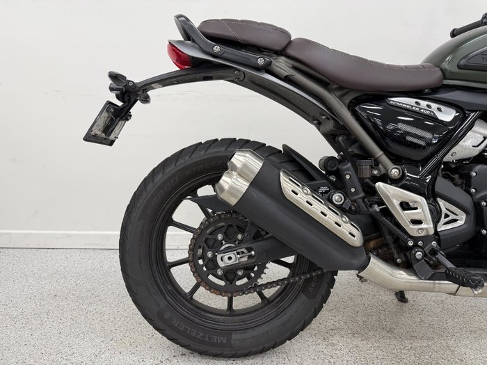 2025 Triumph 2025 Triumph 400CC SCRAMBLER 400 WHITE/GREEN