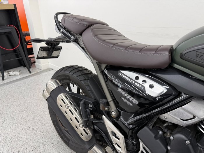 2025 Triumph 2025 Triumph 400CC SCRAMBLER 400 WHITE/GREEN