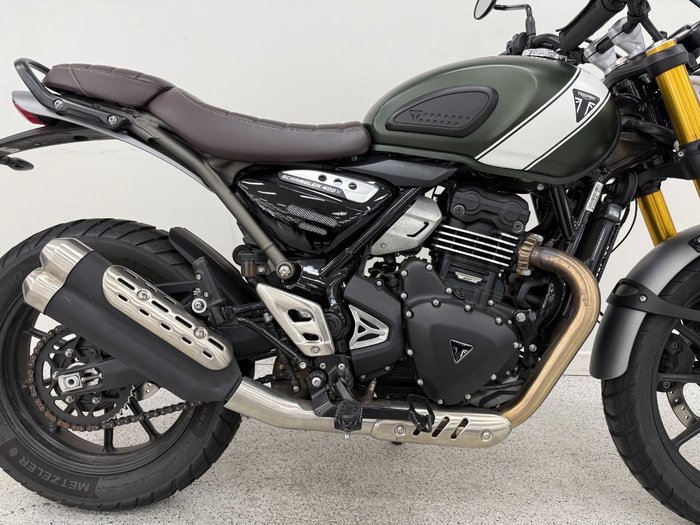 2025 Triumph 2025 Triumph 400CC SCRAMBLER 400 WHITE/GREEN