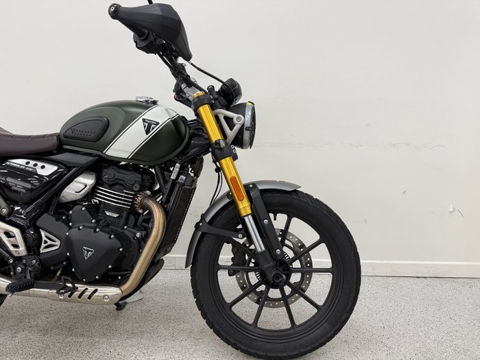 2025 Triumph 2025 Triumph 400CC SCRAMBLER 400 WHITE/GREEN