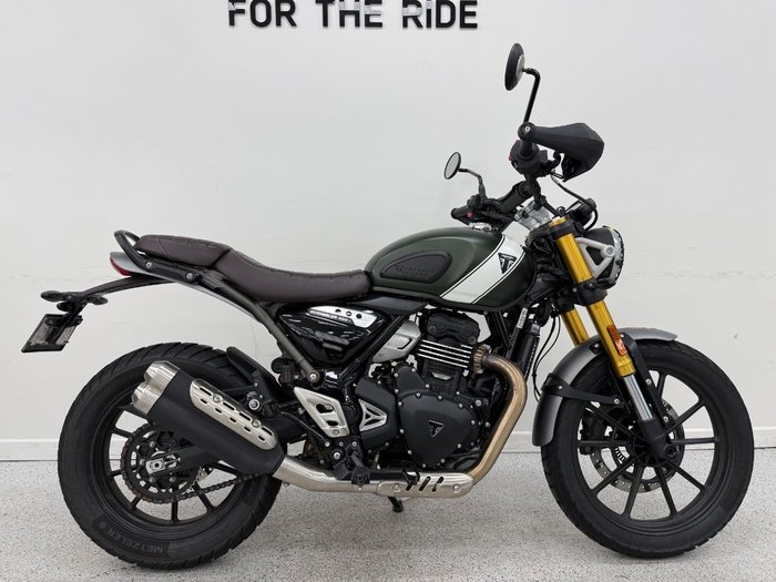 2025 Triumph 2025 Triumph 400CC SCRAMBLER 400 WHITE/GREEN