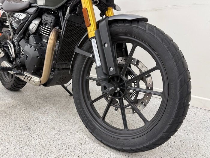 2025 Triumph 2025 Triumph 400CC SCRAMBLER 400 WHITE/GREEN