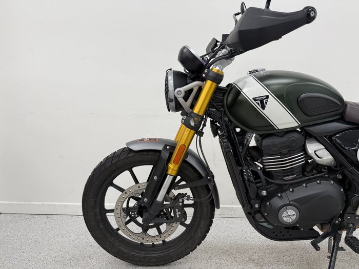 2025 Triumph 2025 Triumph 400CC SCRAMBLER 400 WHITE/GREEN