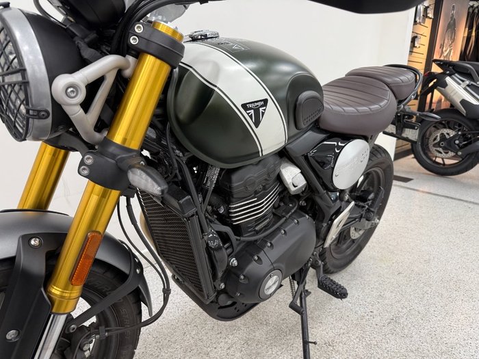 2025 Triumph 2025 Triumph 400CC SCRAMBLER 400 WHITE/GREEN