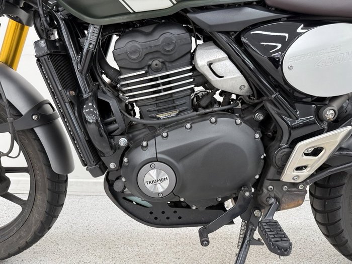 2025 Triumph 2025 Triumph 400CC SCRAMBLER 400 WHITE/GREEN