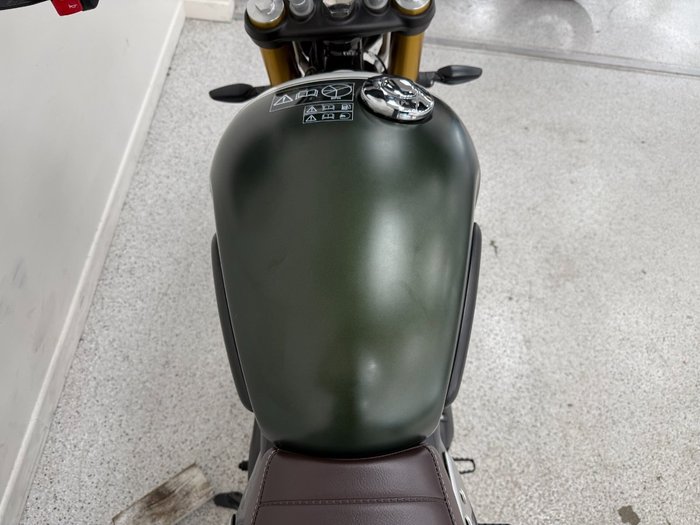 2025 Triumph 2025 Triumph 400CC SCRAMBLER 400 WHITE/GREEN