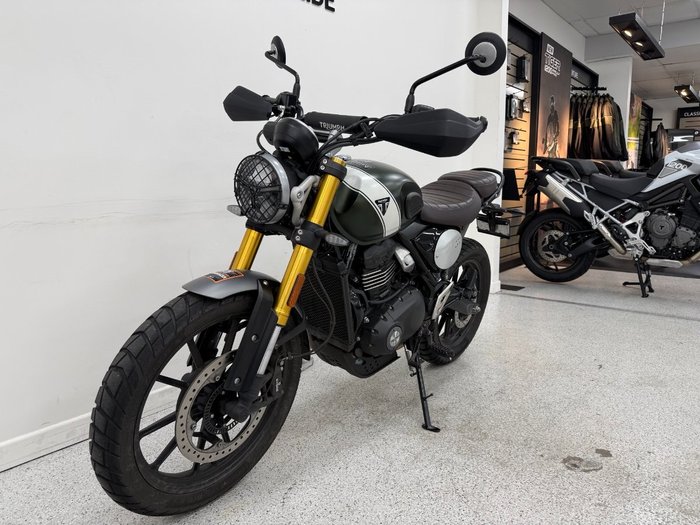 2025 Triumph 2025 Triumph 400CC SCRAMBLER 400 WHITE/GREEN