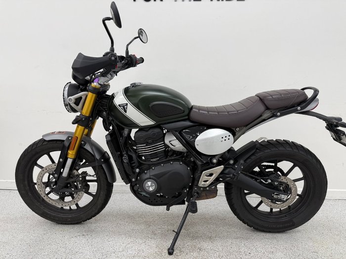 2025 Triumph 2025 Triumph 400CC SCRAMBLER 400 WHITE/GREEN