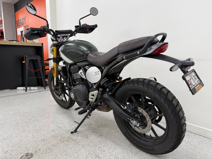 2025 Triumph 2025 Triumph 400CC SCRAMBLER 400 WHITE/GREEN