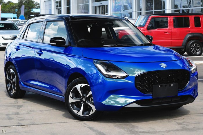 2025 Suzuki Swift Hybrid GLX UZ Frontier Blue Pearl with Black Roof
