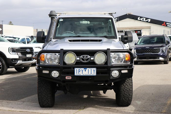 2019 Toyota Landcruiser GXL VDJ79R 4X4 Dual Range Silver Pearl