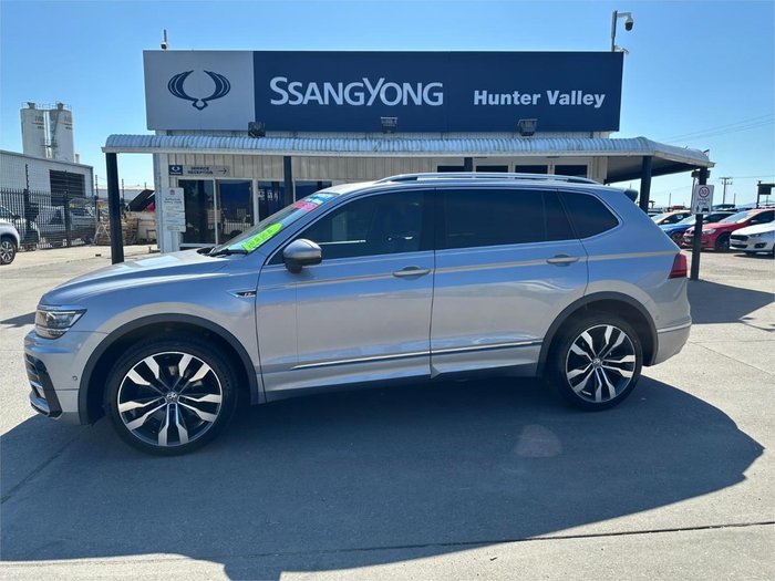 2021 Volkswagen Tiguan 162TSI R-Line Allspace 5N MY22 Four Wheel Drive Pyrite Silver