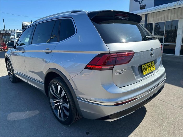 2021 Volkswagen Tiguan 162TSI R-Line Allspace 5N MY22 Four Wheel Drive Pyrite Silver