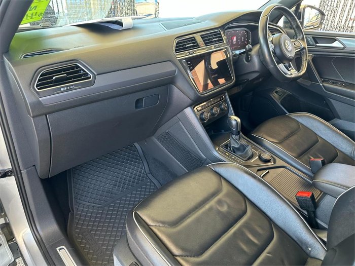 2021 Volkswagen Tiguan 162TSI R-Line Allspace 5N MY22 Four Wheel Drive Pyrite Silver