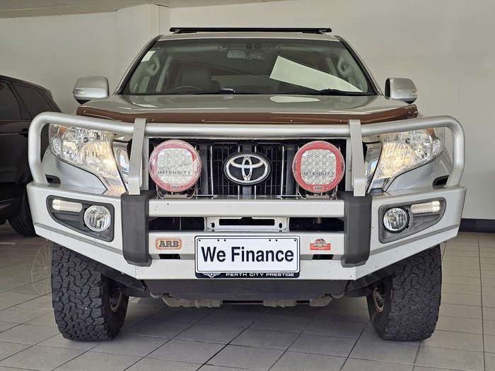 2014 Toyota Landcruiser Prado Altitude KDJ150R MY14 4X4 Dual Range Silver Pearl