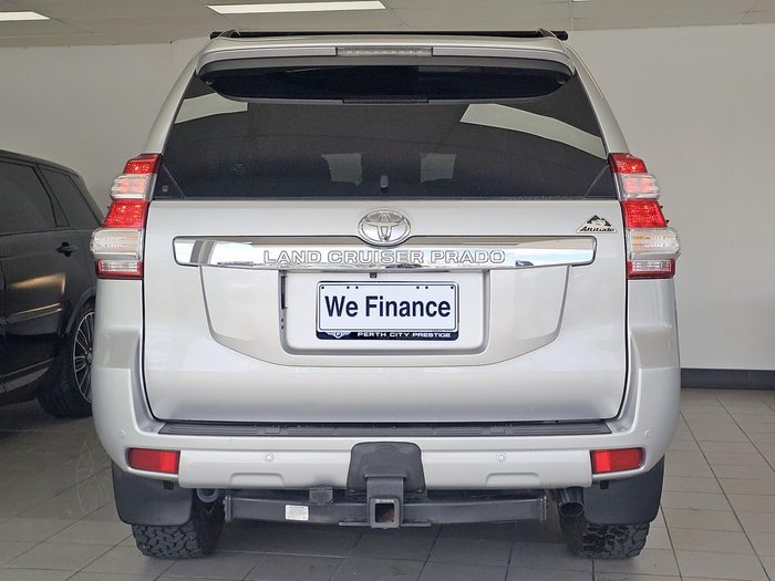 2014 Toyota Landcruiser Prado Altitude KDJ150R MY14 4X4 Dual Range Silver Pearl