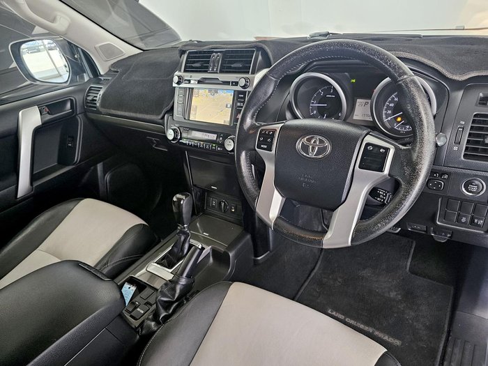 2014 Toyota Landcruiser Prado Altitude KDJ150R MY14 4X4 Dual Range Silver Pearl