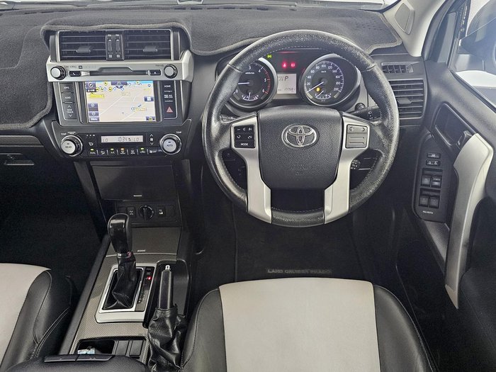 2014 Toyota Landcruiser Prado Altitude KDJ150R MY14 4X4 Dual Range Silver Pearl