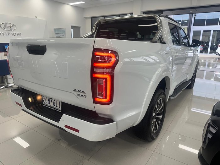 2024 GWM Cannon Ultra NPW 4X4 Pearl White