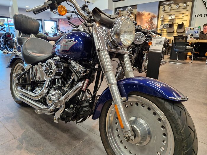 2006 Harley-Davidson FLSTF FAT BOY BLUE