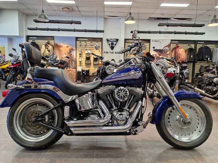 2006 Harley-Davidson FLSTF FAT BOY BLUE