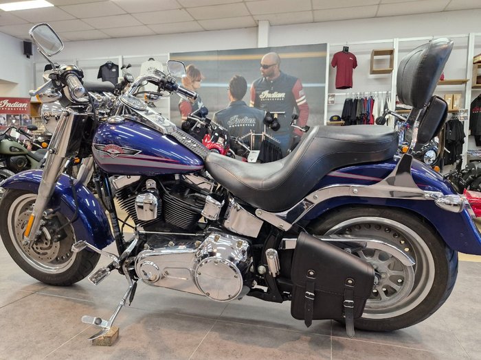 2006 Harley-Davidson FLSTF FAT BOY BLUE