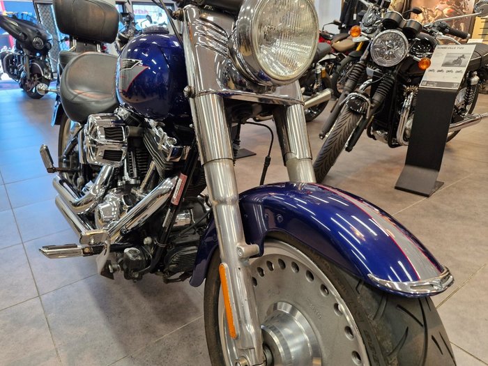 2006 Harley-Davidson FLSTF FAT BOY BLUE