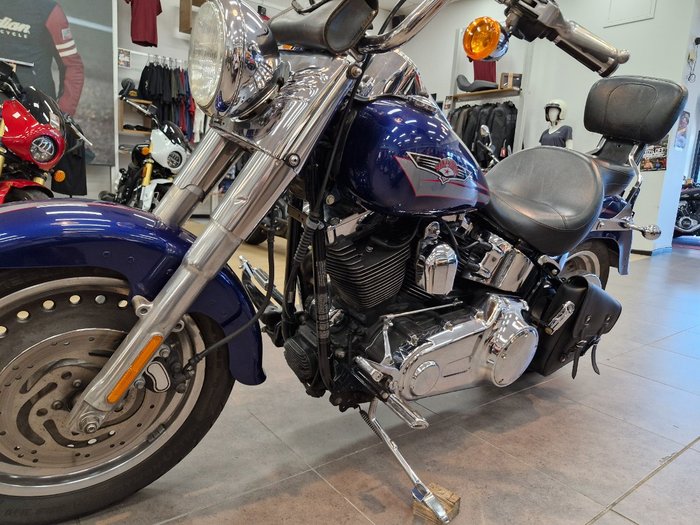 2006 Harley-Davidson FLSTF FAT BOY BLUE