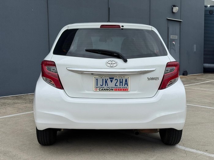 2016 Toyota Yaris Ascent NCP130R Glacier White