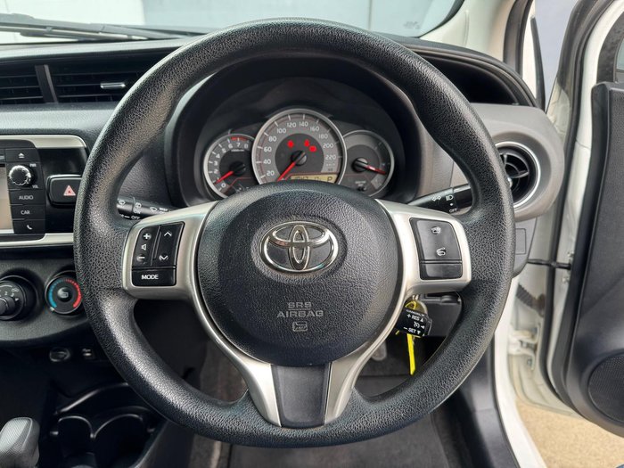 2016 Toyota Yaris Ascent NCP130R Glacier White