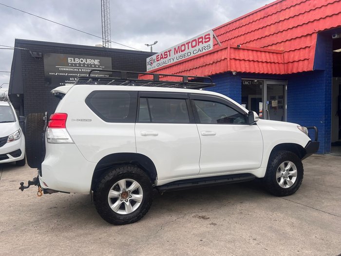 2011 Toyota Landcruiser Prado GXL KDJ150R 4X4 Constant Glacier White
