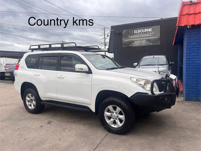 2011 Toyota Landcruiser Prado GXL KDJ150R 4X4 Constant Glacier White
