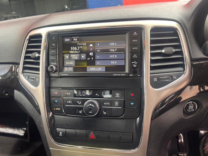 2013 Jeep Grand Cherokee Laredo WK MY13 4X4 Constant Bright Silver