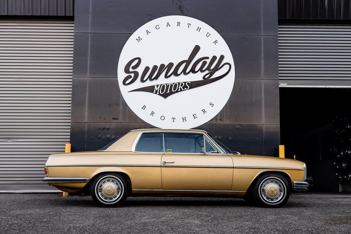 1973 Mercedes-Benz 280CE W114 Gold