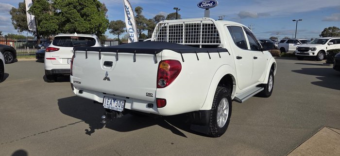 2014 Mitsubishi Triton GLX MN MY15 4X4 Dual Range White